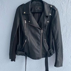 DH3 Vegan Leather Biker Style Jacket